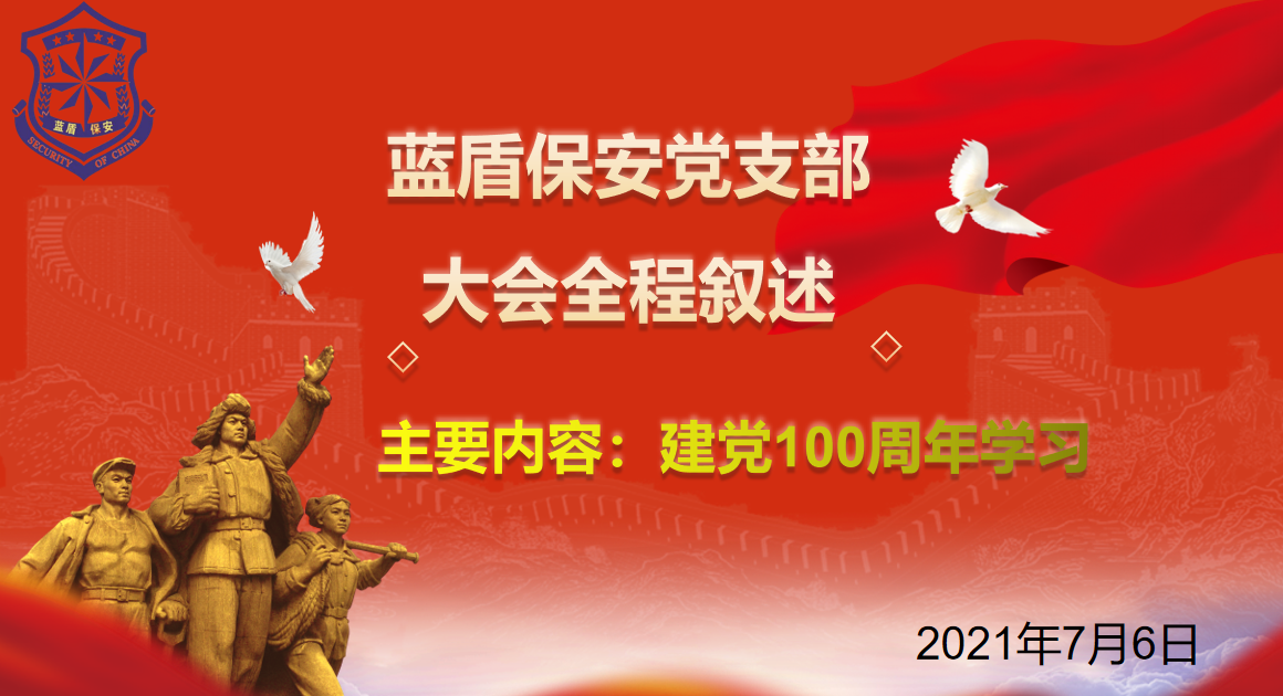 2021年7月支部大会-建党100周年学习