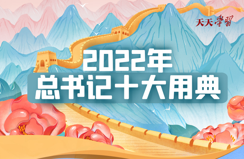 2022年总书记十大用典